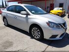 2019 Nissan Sentra Sv Silver vin: 3N1AB7AP1KY394526