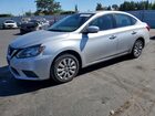 2016 Nissan Sentra S Silver vin: 3N1AB7AP2GY306980