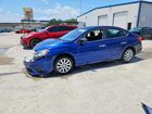 2017 Nissan Sentra Sv Blue vin: 3N1AB7AP2HY326194