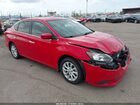 2018 Nissan Sentra Sv Red vin: 3N1AB7AP2JL663936