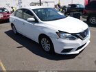 2019 Nissan Sentra Sv White vin: 3N1AB7AP3KY299191