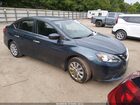 2016 Nissan Sentra Sv Синий vin: 3N1AB7AP4GY235393