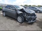 2016 Nissan Sentra S Серый vin: 3N1AB7AP4GY259936