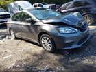 2018 Nissan Sentra Sv Silver vin: 3N1AB7AP4JY226930