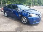2019 Nissan Sentra Sv Blue vin: 3N1AB7AP4KY455481