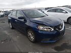 2017 Nissan Sentra Sv Blue vin: 3N1AB7AP5HY203151