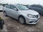 2017 Nissan Sentra S Серебряный vin: 3N1AB7AP5HY228289