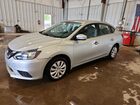 2017 Nissan Sentra Sv Silver vin: 3N1AB7AP5HY238191