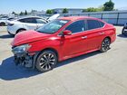 2017 Nissan Sentra Sr Red vin: 3N1AB7AP6HY209279