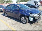 2016 Nissan Sentra S Blue vin: 3N1AB7AP7GY270462