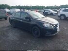 2016 Nissan Sentra Sv Black vin: 3N1AB7AP7GY285026