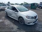 2016 Nissan Sentra Sr Silver vin: 3N1AB7AP7GY301077