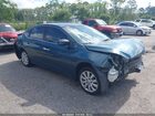 2016 Nissan Sentra Sv Blue vin: 3N1AB7AP7GY308725