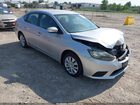2017 Nissan Sentra Sv Silver vin: 3N1AB7AP7HY212062