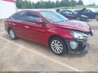 2019 Nissan Sentra Sv Burgundy vin: 3N1AB7AP7KY219620