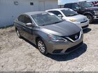 2019 Nissan Sentra Sv Gray vin: 3N1AB7AP7KY343287