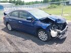 2019 Nissan Sentra S Blue vin: 3N1AB7AP7KY387239