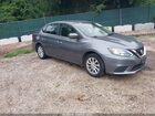 2018 Nissan Sentra Sv Серый vin: 3N1AB7AP8JY289299