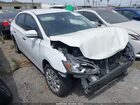 2018 Nissan Sentra S White vin: 3N1AB7AP8JY296737