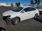 2016 Nissan Sentra S Белый vin: 3N1AB7AP9GY223126