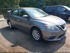 2018 Nissan Sentra S Серый vin: 3N1AB7AP9JY323122
