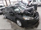 2019 Nissan Sentra Sv Black vin: 3N1AB7AP9KY237827
