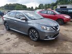 2016 Nissan Sentra Sr Gray vin: 3N1AB7APXGY213883