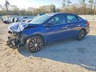 2017 Nissan Sentra Sv Blue vin: 3N1AB7APXHY274961