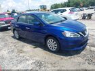 2017 Nissan Sentra S Blue vin: 3N1AB7APXHY389544