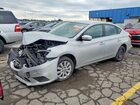 2018 Nissan Sentra S Серебряный vin: 3N1AB7APXJY252237