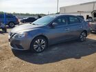 2019 Nissan Sentra Sv Gray vin: 3N1AB7APXKY402400