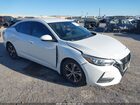 2021 Nissan Sentra Sv Xtronic Cvt White vin: 3N1AB8CV1MY213252