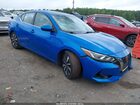 2021 Nissan Sentra Sv Xtronic Cvt Blue vin: 3N1AB8CV2MY262783