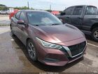 2021 Nissan Sentra Sv Xtronic Cvt Red vin: 3N1AB8CV2MY311402