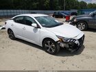 2022 Nissan Sentra Sv Xtronic Cvt White vin: 3N1AB8CV2NY317590