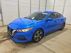 2021 Nissan Sentra Sv Blue vin: 3N1AB8CV3MY205542