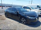 2021 Nissan Sentra Sv Xtronic Cvt Black vin: 3N1AB8CV3MY307505