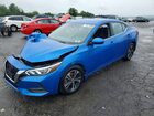 2021 Nissan Sentra Sv Blue vin: 3N1AB8CV5MY316884