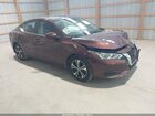 2022 Nissan Sentra Sv Xtronic Cvt Burgundy vin: 3N1AB8CV5NY233487