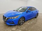 2021 Nissan Sentra Sv Blue vin: 3N1AB8CVXMY277273