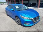 2021 Nissan Sentra Sv Xtronic Cvt Blue vin: 3N1AB8CVXMY287057