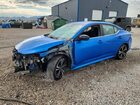 2021 Nissan Sentra Sr Blue vin: 3N1AB8DV0MY243695