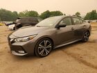 2021 Nissan Sentra Sr Серый vin: 3N1AB8DV2MY233802