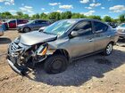 2016 Nissan Versa 1.6 Sv Gray vin: 3N1CN7AP7GL802645