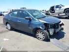 2017 Nissan Versa 1.6 Sv Blue vin: 3N1CN7AP7HL871711