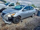 2019 Nissan Versa Sv Silver vin: 3N1CN7AP7KL814450