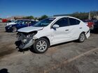 2018 Nissan Versa Sv White vin: 3N1CN7AP9JL877967