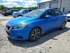 2021 Nissan Versa Sv Blue vin: 3N1CN8EV3ML851772