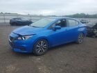 2021 Nissan Versa Sv Синий vin: 3N1CN8EVXML810796