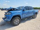 2019 Toyota Tacoma Sr5 V6 Blue vin: 3TMAZ5CN2KM112006